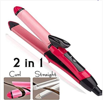 GEMEINOVA 2 in1 Hair Straightener Curler NHC-2009