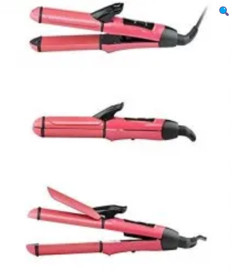 GEMEINOVA 2 in1 Hair Straightener Curler NHC-2009