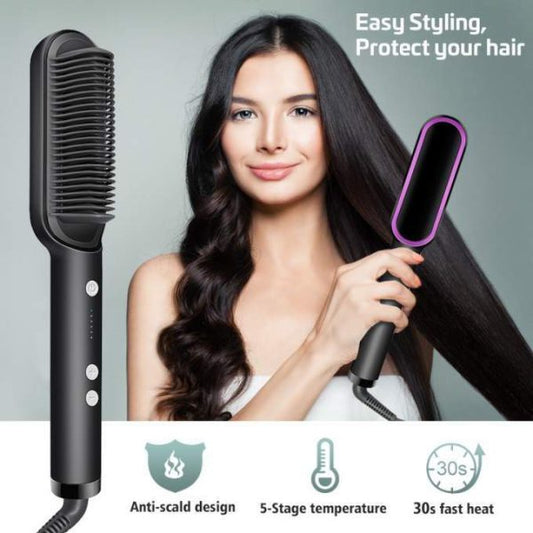 Electric Hair Straightening Brush